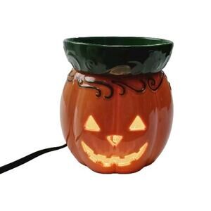 Scentsy Pumpkin Jack-O-Lantern Full Size Warmer Adults Spooky Retired Halloween